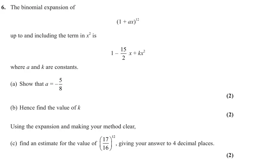 June 2024 Paper 1 Q6 question