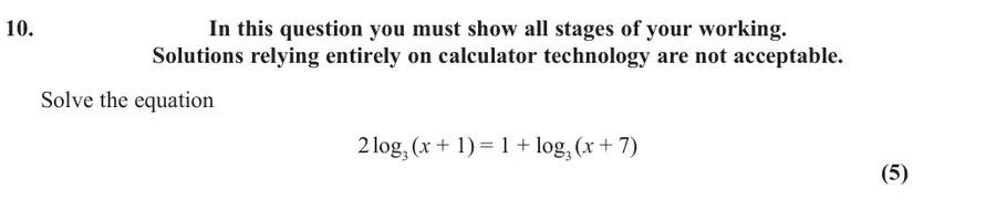 June 2025 Paper 1 Q10 question