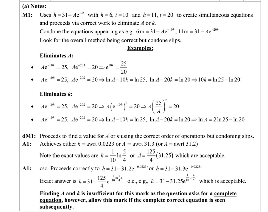 Notes (a)