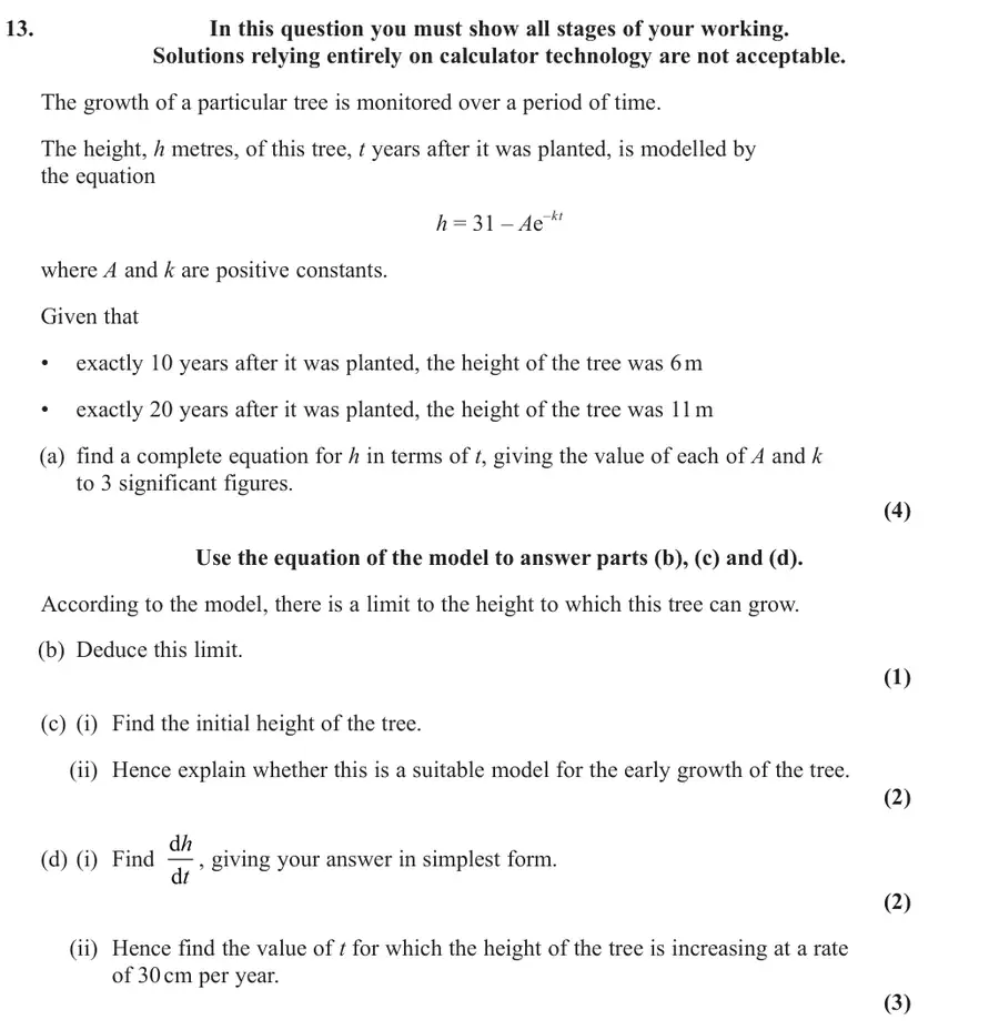 June 2025 Paper 1 Q13 question