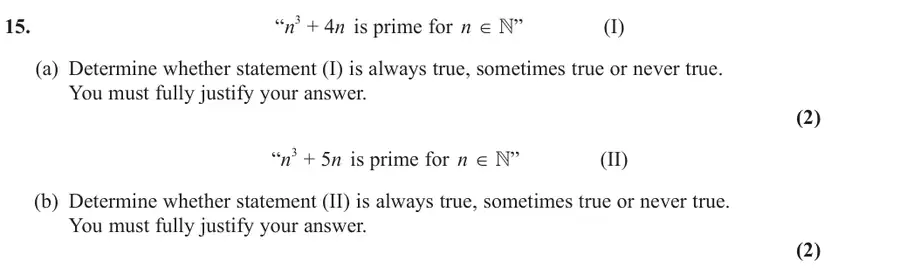 June 2025 Paper 1 Q15 question