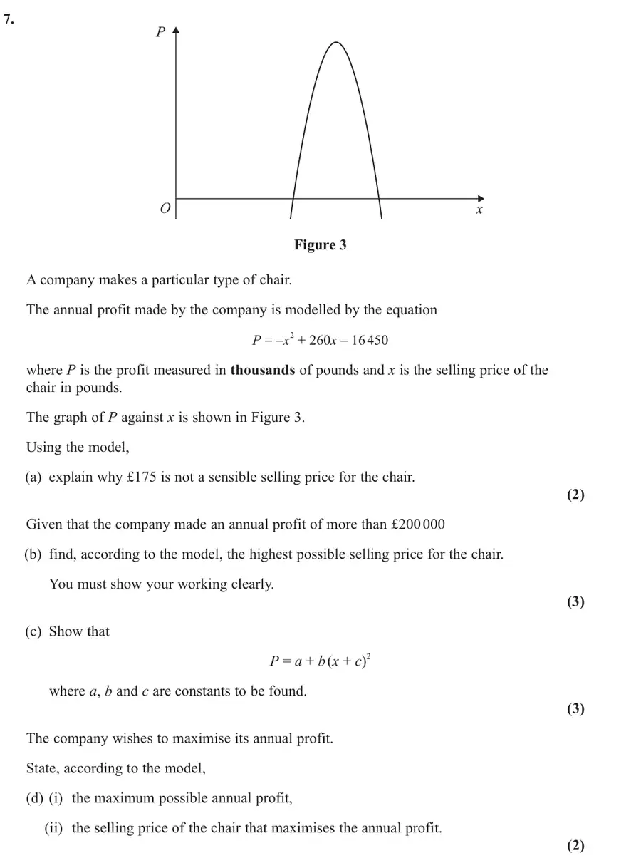 June 2025 Paper 1 Q7 question
