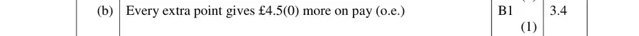Mark scheme (b)
