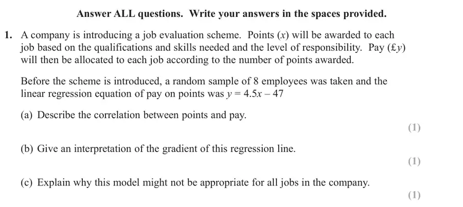June 2018 Statistics Q1 question