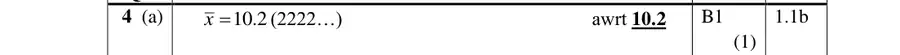 Mark scheme (a)