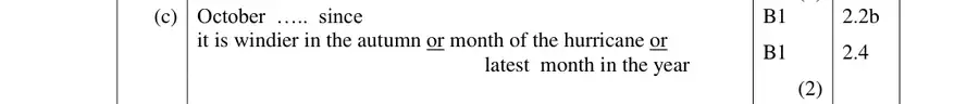 Mark scheme (c)