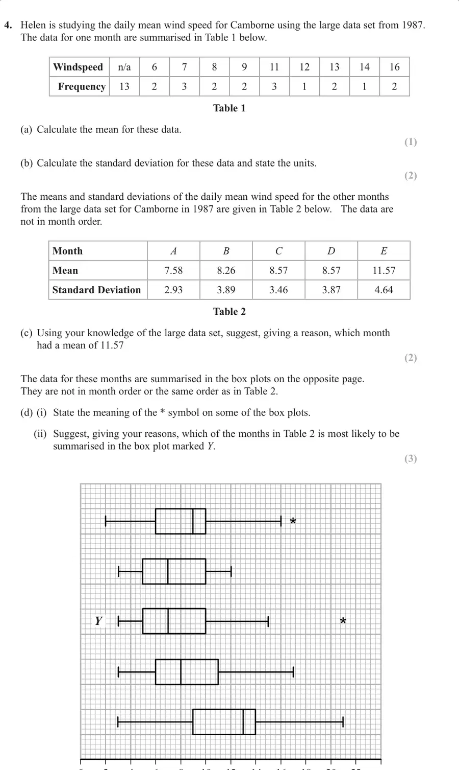 June 2018 Statistics Q4 question
