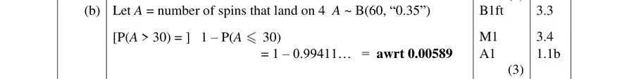 Mark scheme (b)