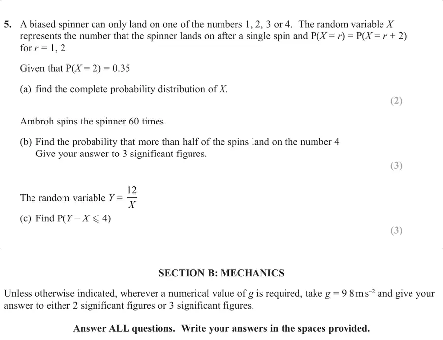 June 2018 Statistics Q5 question