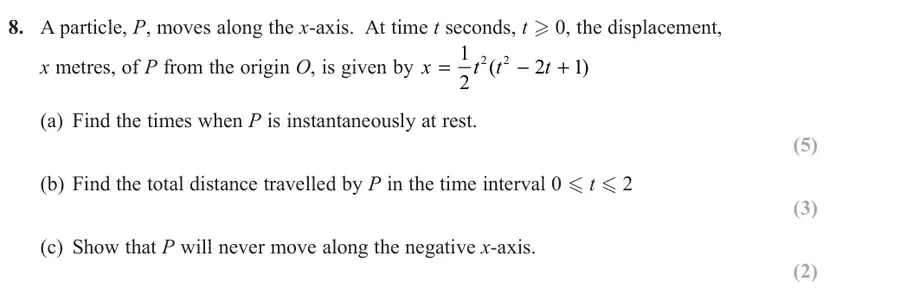June 2018 Mechanics Q8 question
