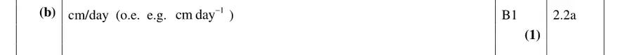 Mark scheme (b)