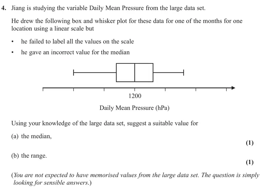 June 2022 Statistics Q4 question