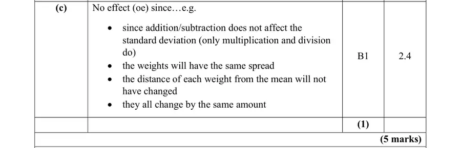Mark scheme (c)