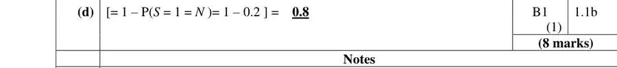 Mark scheme (d)