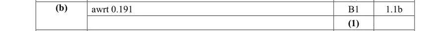 Mark scheme (b)