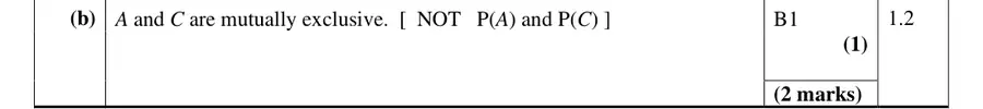 Mark scheme (b)