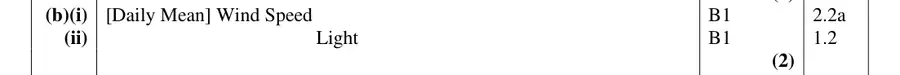 Mark scheme (b)