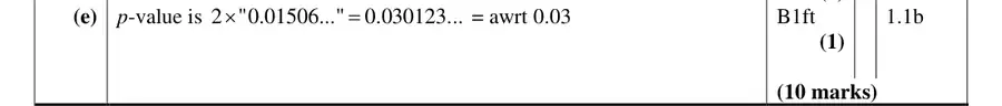 Mark scheme (e)
