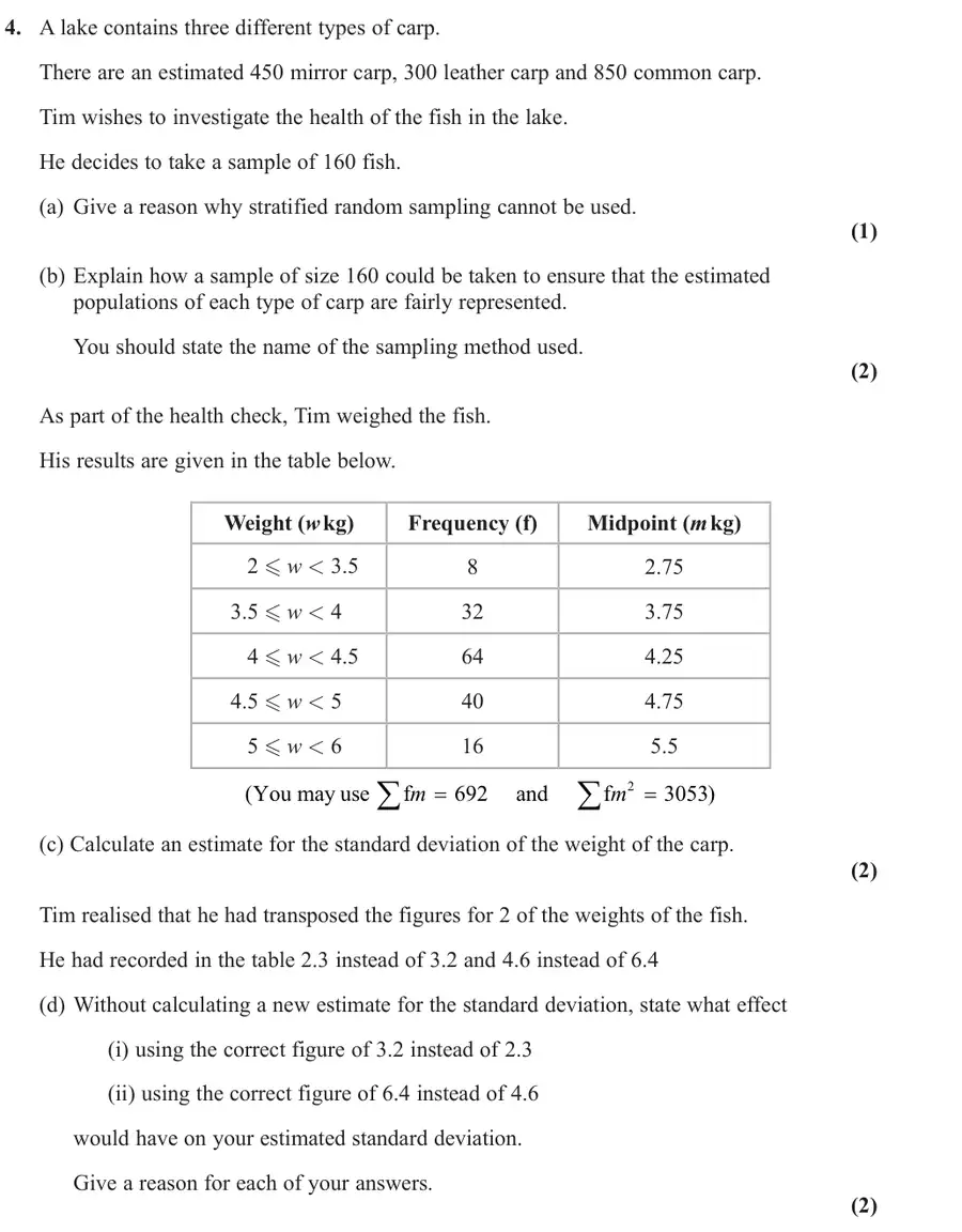 October 2020 Statistics Q4 question