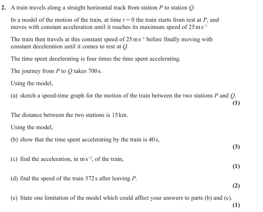 June 2022 Mechanics Q2 question