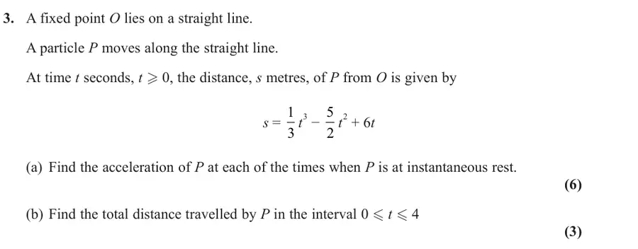 June 2022 Mechanics Q3 question