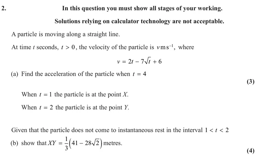 June 2024 Mechanics Q2 question