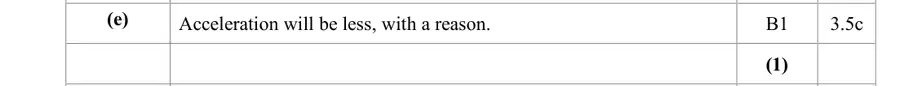 Mark scheme (e)