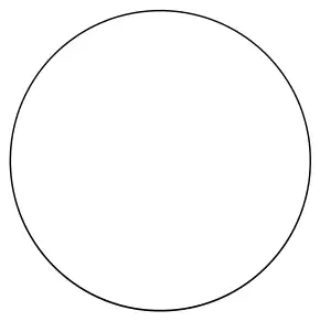 A circle