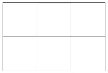 Shape 1: the six tiles arranged in a rectangle 3 tiles wide and 2 tiles high