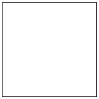 A square drawn accurately, side about 6.5 cm
