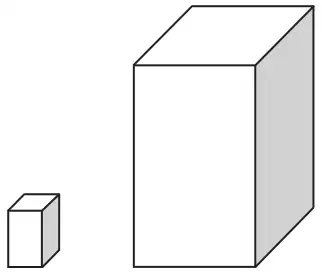 A small square-based box and a large square-based box