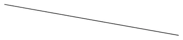 A straight line segment