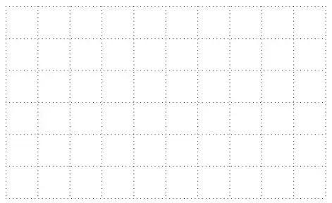 Empty square dotted grid
