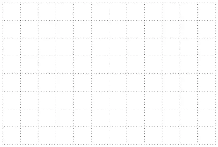 Blank centimetre square grid