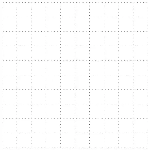 Blank one-centimetre square grid
