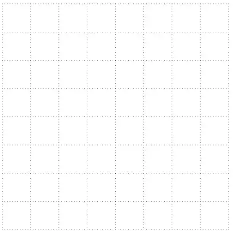 Square dotted grid of centimetre squares