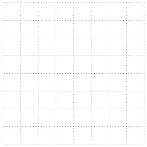 Empty one-centimetre grid