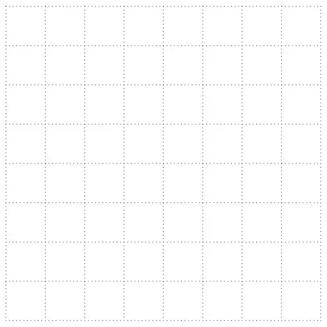 Empty one-centimetre grid