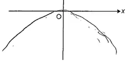 Candidate sketch of y = −x²