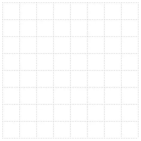 Blank 8 by 8 square grid