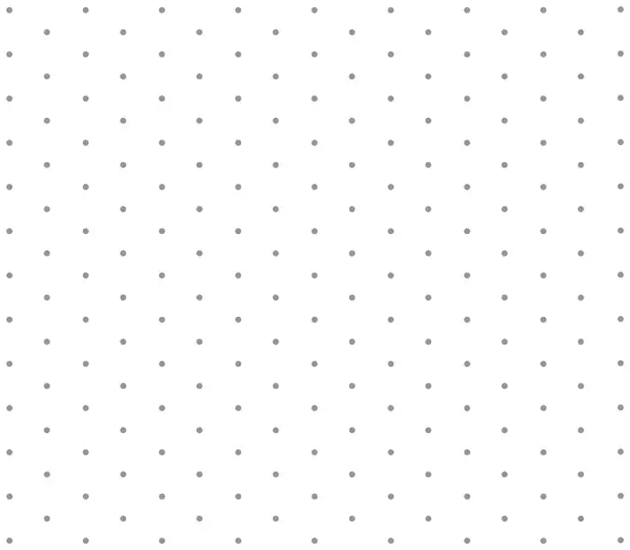 Isometric dot grid (triangular arrangement of dots) for drawing the cuboid