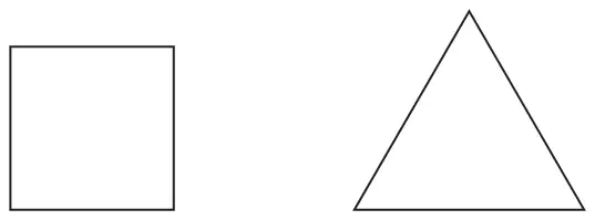 A square and an equilateral triangle