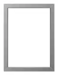 Sketch of an empty rectangular picture frame, taller than it is wide