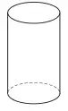 Diagram of candle B: a cylinder