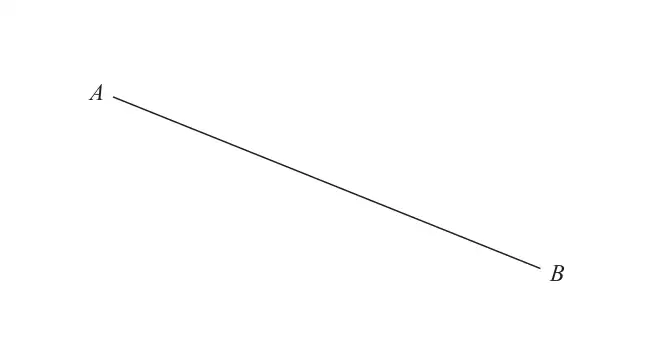 Line segment AB