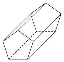 A pentagonal prism