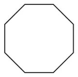 A regular octagon