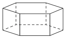 Solid hexagonal prism