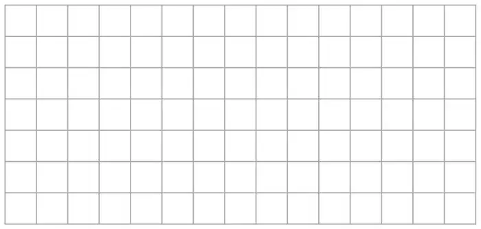 An empty centimetre grid