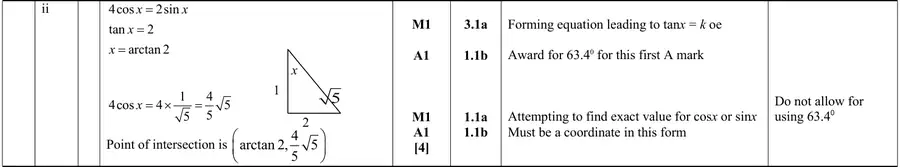 Mark scheme (ii)